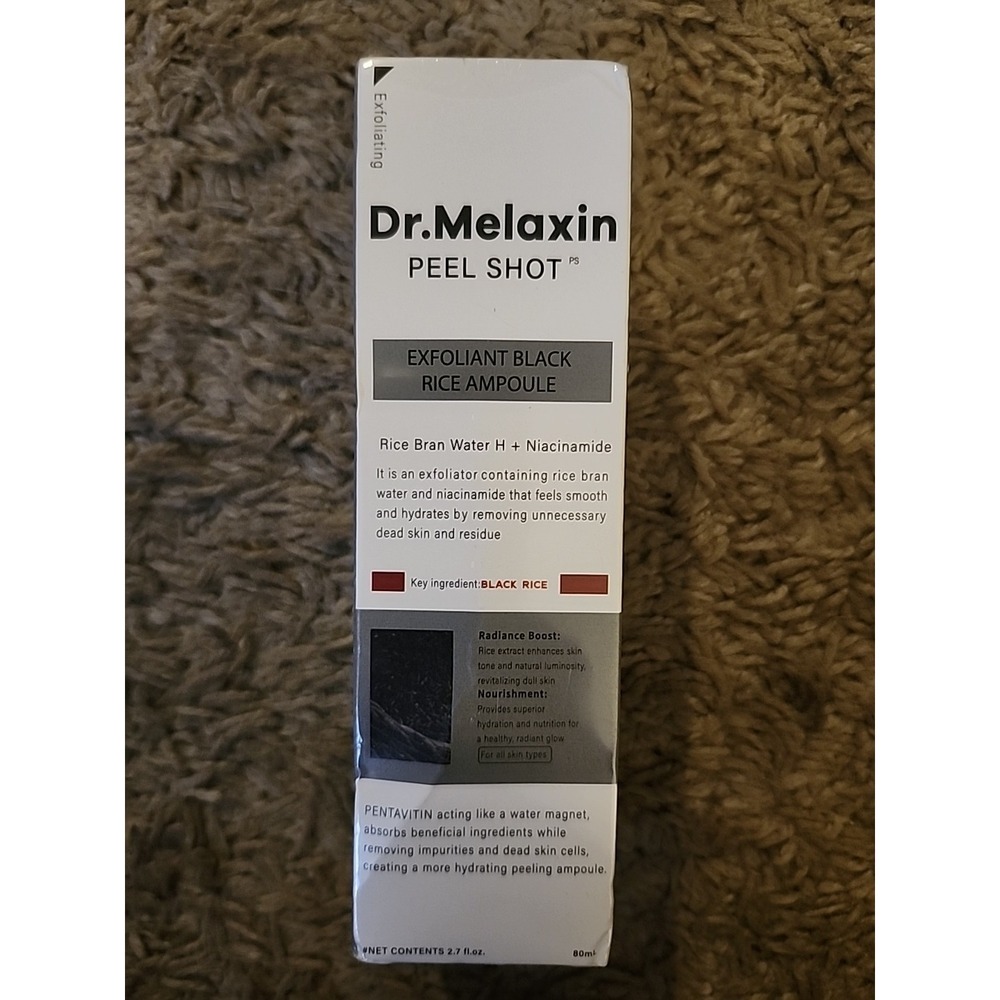 Dr. Melaxin Peel Shot Exfoliant Black Rice 2.7 fl oz (80 ml)
